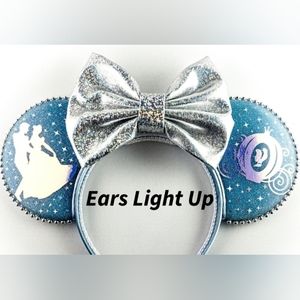 Disney Inspired Light Up Cinderella Mickey Ears
